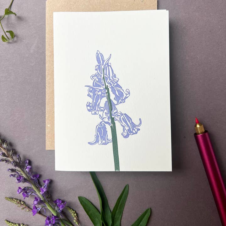 Penguin Ink - Wholesale Everyday Greeting Card - Bluebells Card0