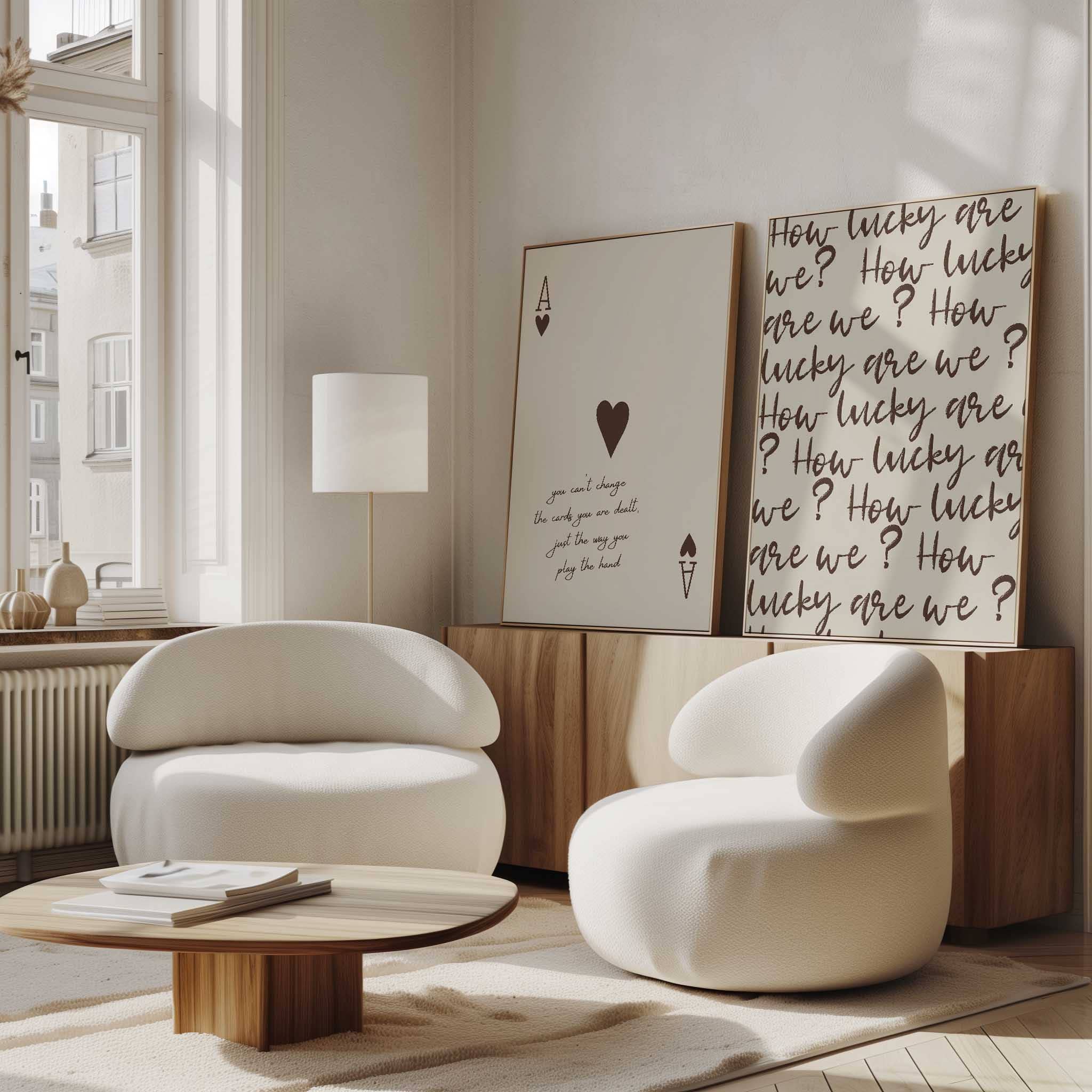 D'LUXE PRINTS - Wholesale Art Print - The Cards You Are Dealt Borderless Print8