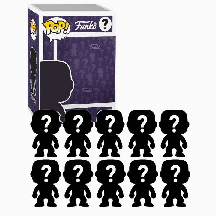 PAKKE med 10 Surprise Mystery Funko Pop! Tilfældig udvalgt for engroshandel hos Auction Clearance