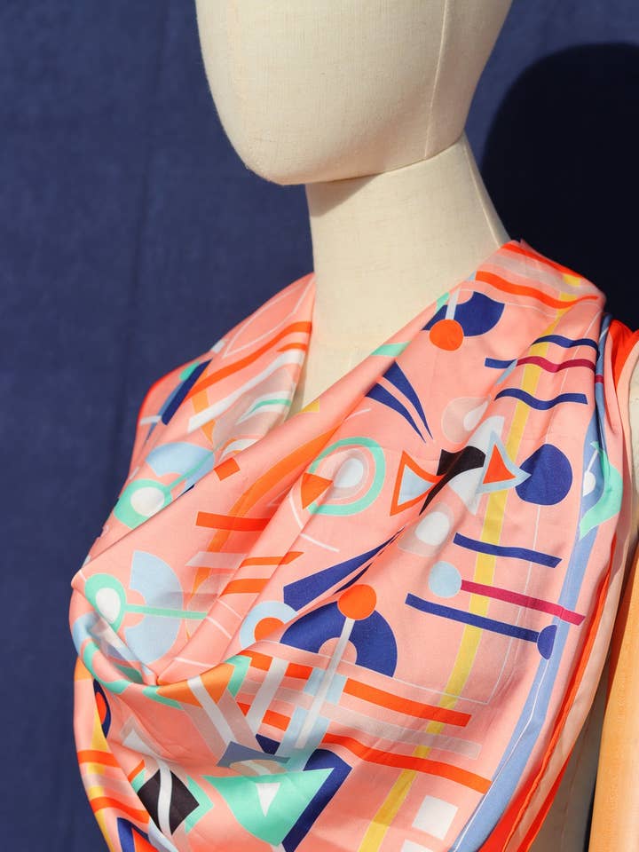 SILKY SCARF // COVER UP 39x39" for wholesale by Studio Choo11