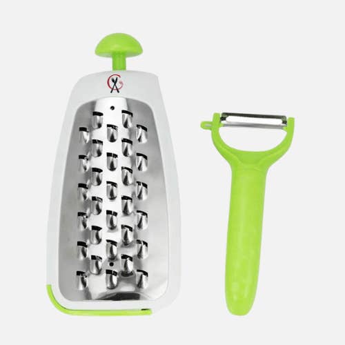 AccessCuisine - Wholesale Grater - Grater Vegetable Slicer with Interchangeable Blades 4-17