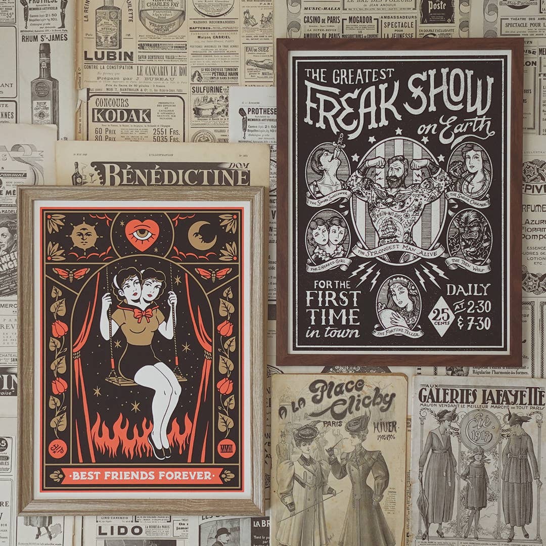 Yeaaah! Studio - Wholesale Poster - “BFF” poster (Size 30x40cm)1