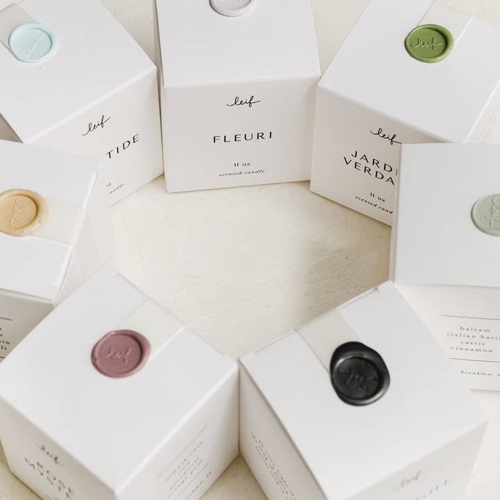 LEIF - Wholesale Jar/Filled Candle - Sensory Series Candle | Jardin Verdant
