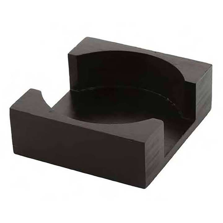 Dark Walnut Wooden Coaster Holder for Round Coasters for wholesale by CounterArt/Highland Home/Thirstystone