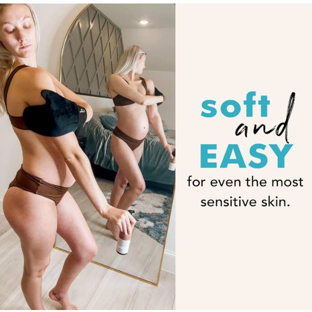 Beauty By Earth - Wholesale Self-Tanner - Self Tanner Body & Face Applicator & Exfoliating Glove3