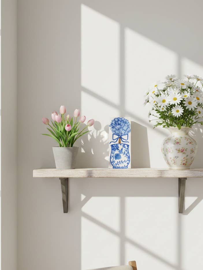 Coquette Topiary Träblock för wholesale av Loftin Design Co