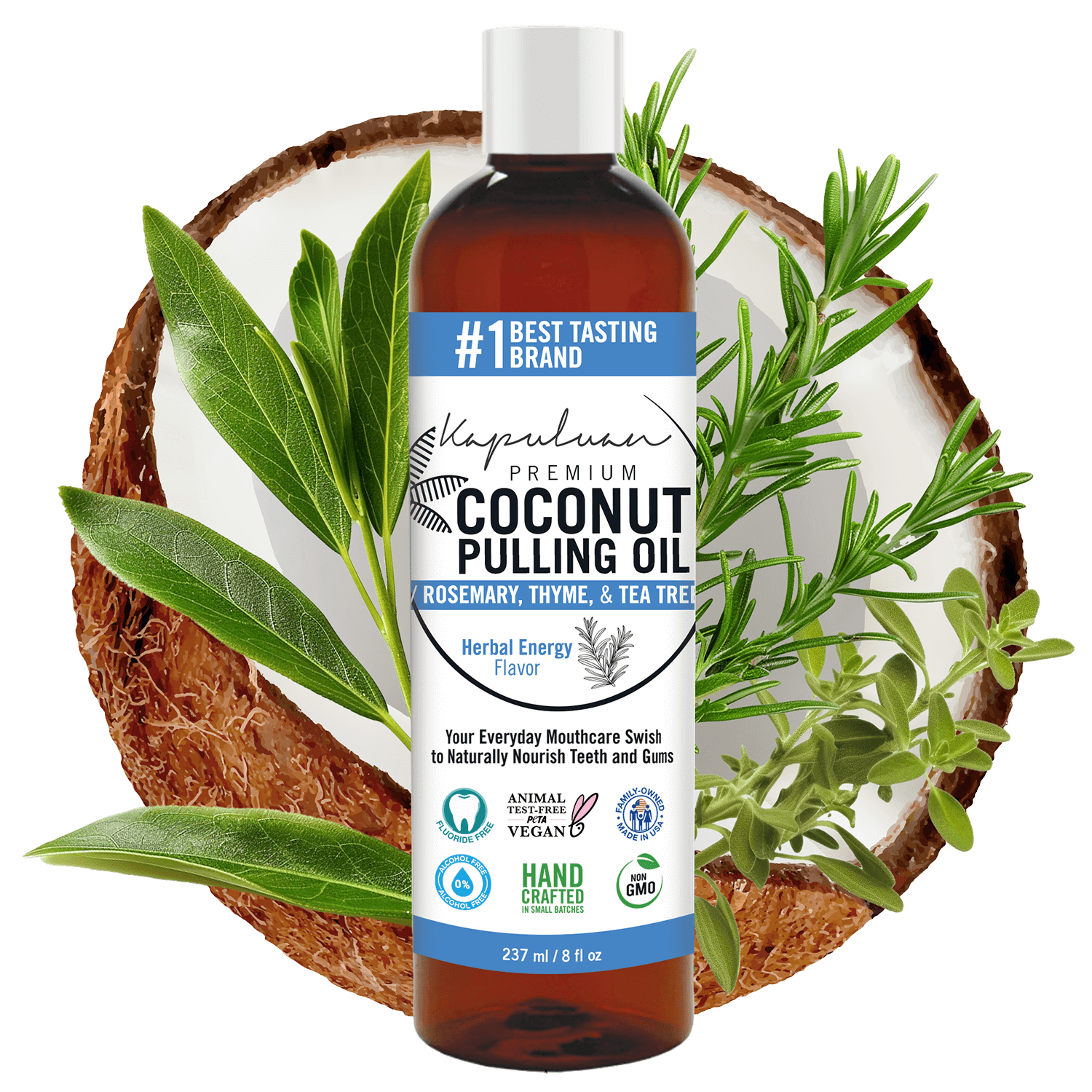 Kapuluan Coconut - Wholesale Mouthwash - Coconut Oil Pulling for Teeth and Gums Mouthwash 7