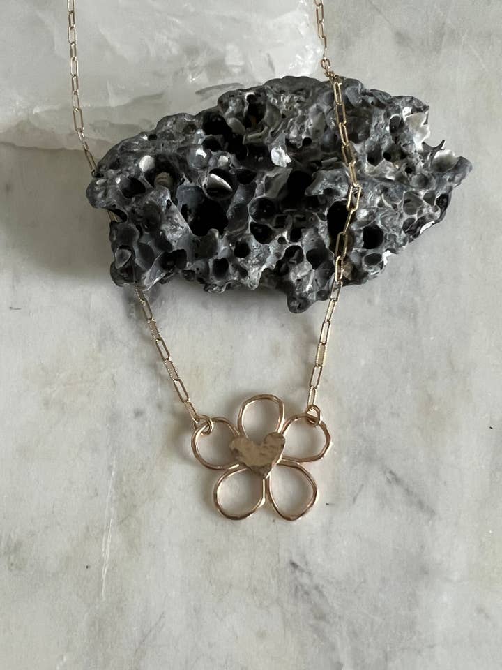 Blooms Groovy Necklace for wholesale by Bella Mack Jewelry