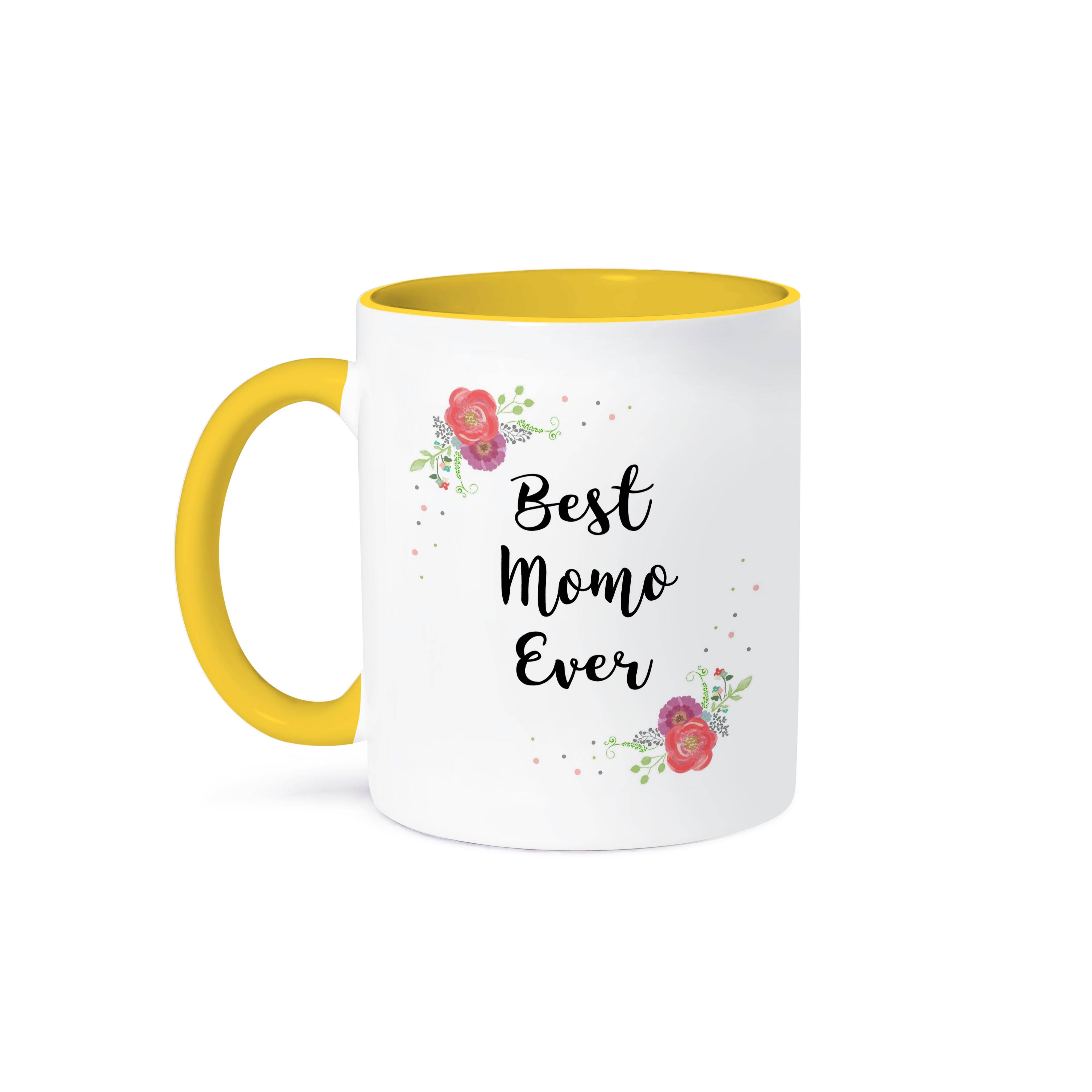3dRose - Wholesale Coffee Mug - 3dRose, Floral Best Momo Ever pretty watercolor pink flowers Grandma love, Mug0