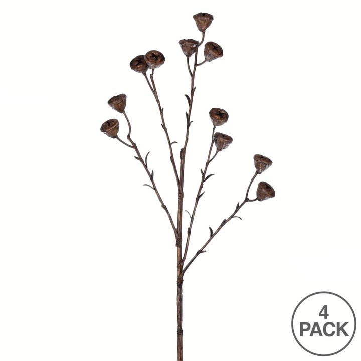 Vickerman 26" Brown Labill Spray 4/pk for wholesale on Faire2