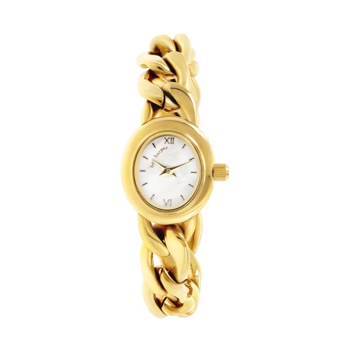 Reloj DNA oro y perla para venta al por mayor de Hey Harper