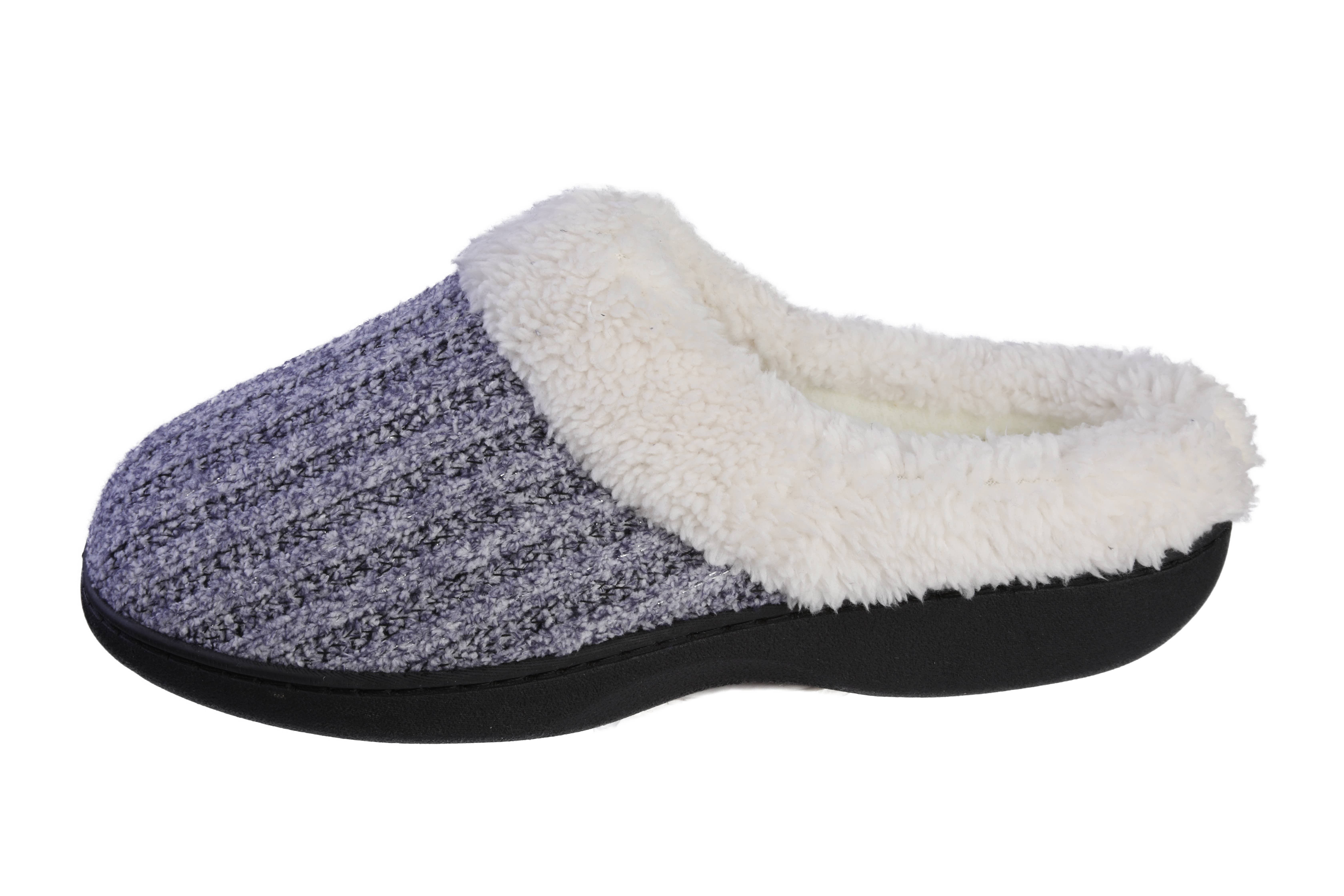 Roxoni - Wholesale Slippers - Women's - Women’s House Slippers Knit Fleece Lined Cozy Clog7