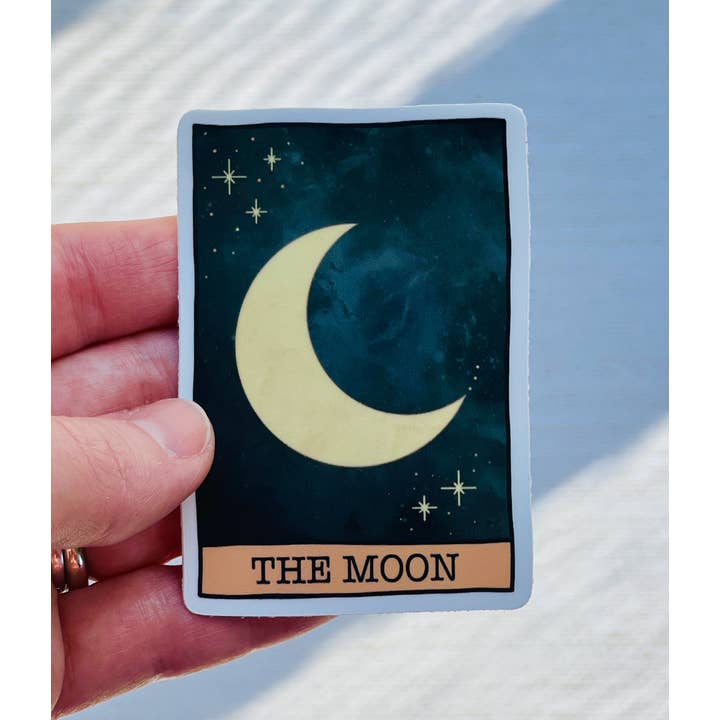 The Moon Sticker for wholesale by Evelry Designs