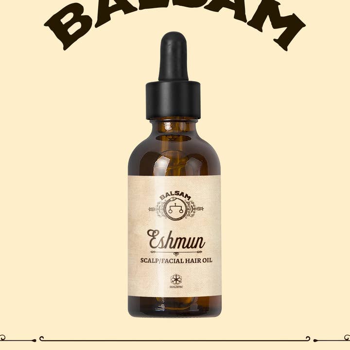 Eshmun Hair/Beard oil for wholesale by Balsam Holistic
