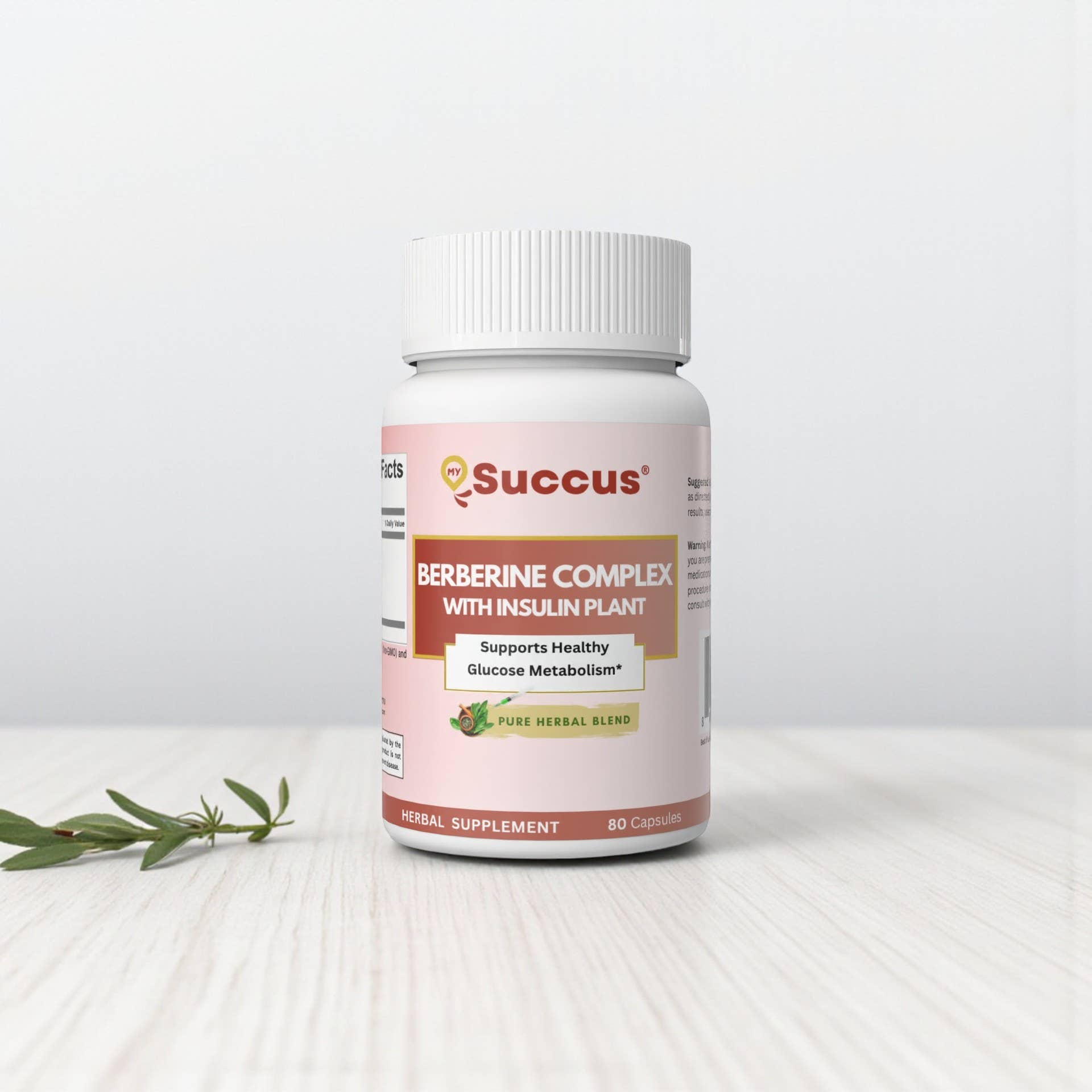 Succus - Wholesale Oral Supplement/Vitamin - Berberine Complex with Insulin Plant - Overall Wellness