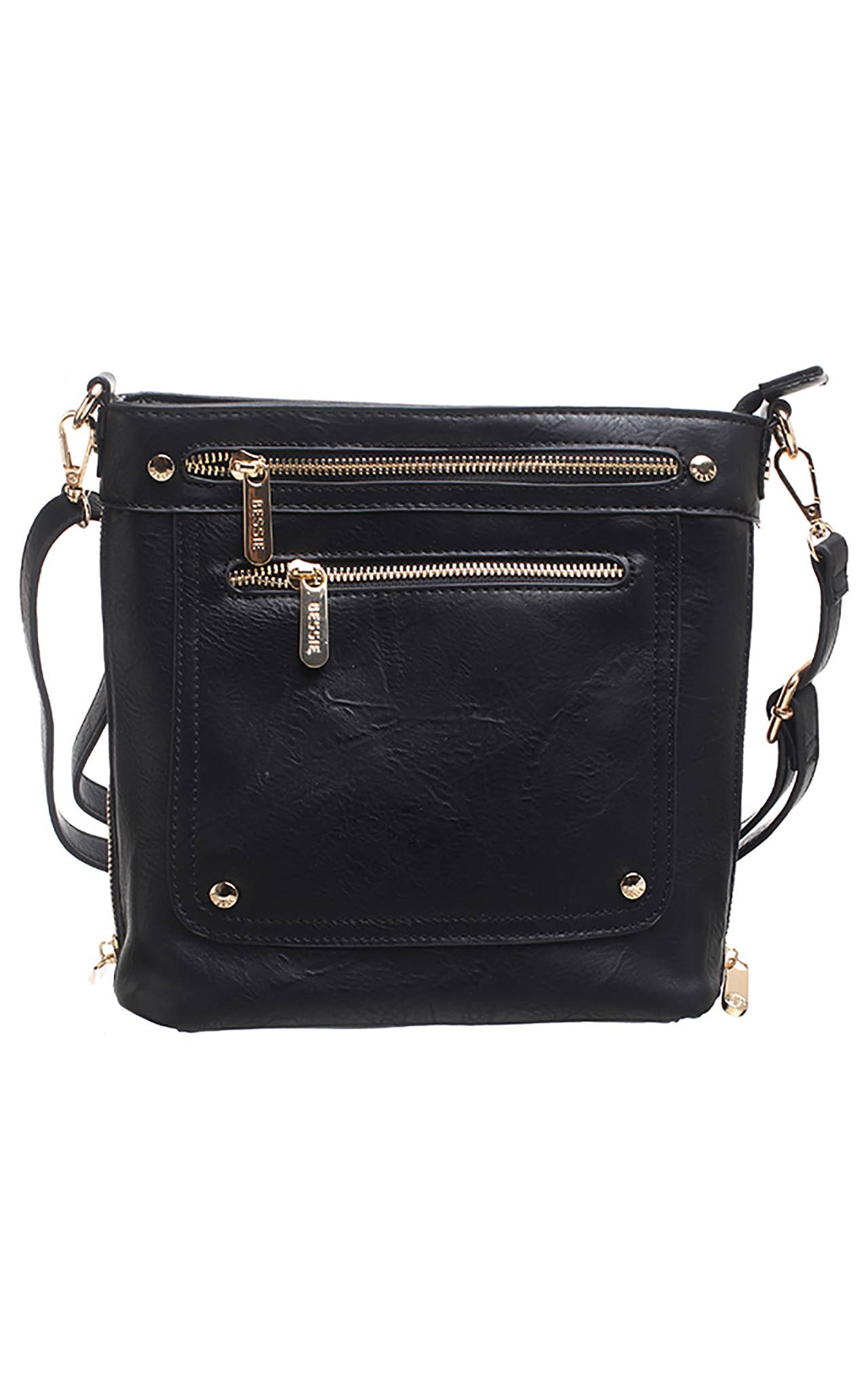 Bessie London - Venta al por mayor Bandolera - Mujer - BANDOLERA CON DOBLE BOLSILLO FRONTAL CON CREMALLERA17