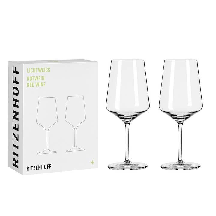 Lichtweiss rode wijnglas Julie - set van 2 - Blanco voor wholesale door Ritzenhoff