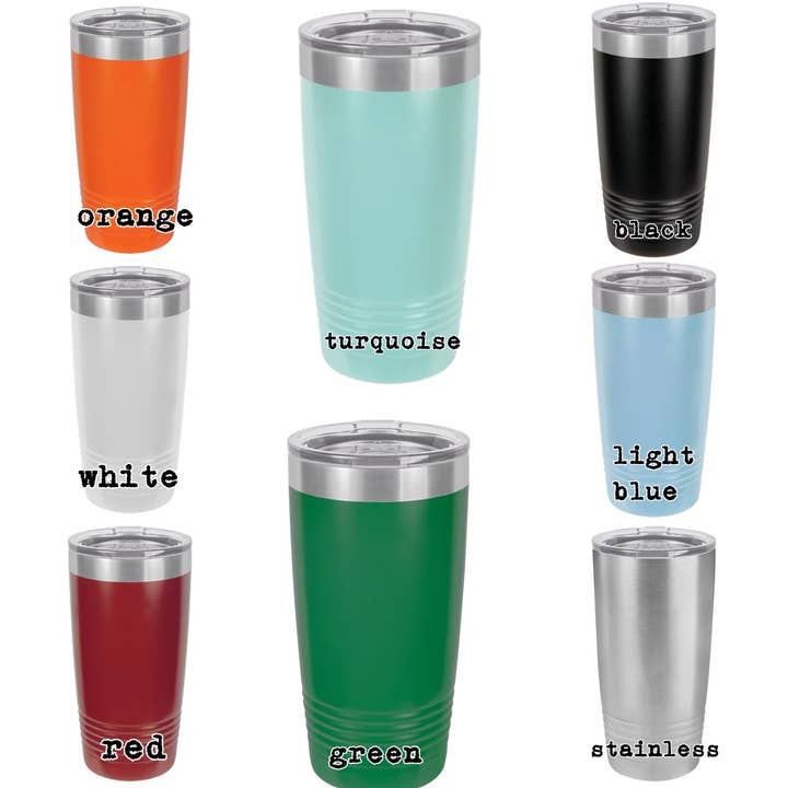 Plain Apparel Tees - Wholesale Drinking Glass/Cup - Custom School Mascot Name or Town Name Engraved Tumbler
