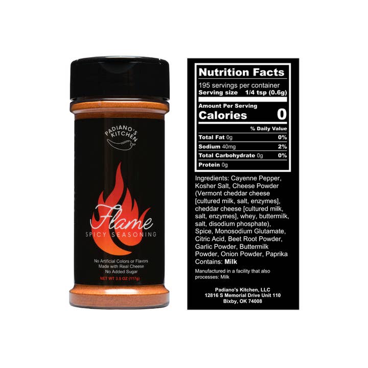 Padiano's Kitchen - Wholesale Dried spice mix - Flame Spicy Seasoning1