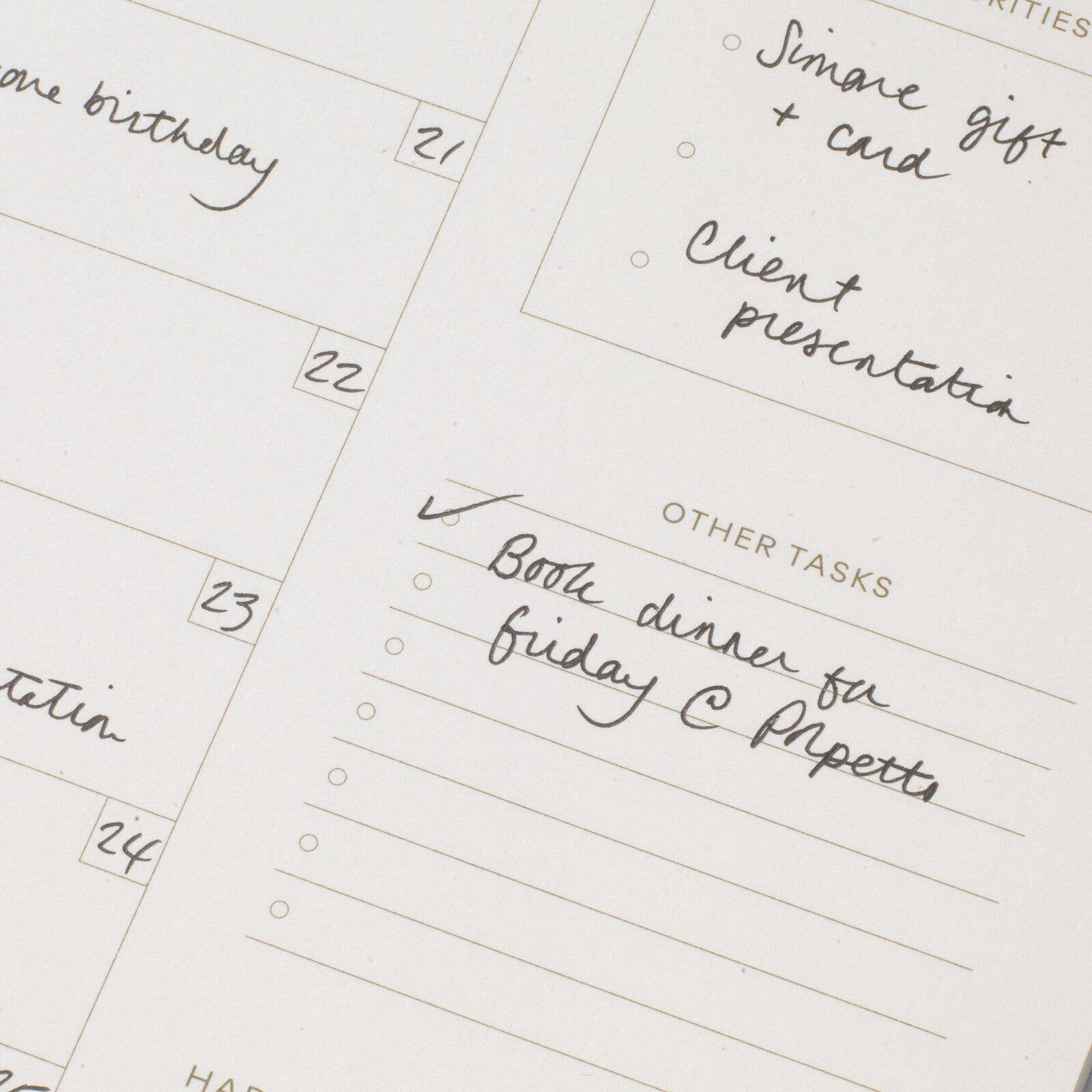 Papier UK - Venta al por mayor Agendas - Bloc de Planificación Semanal de Productividad para Picnic3