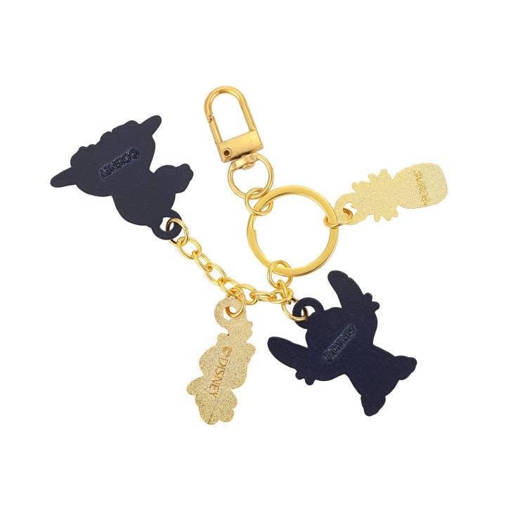 Bioworld Merchandising - Wholesale Keychain - Unisex - Disney Lilo & Stitch Multi Charm Keychain1