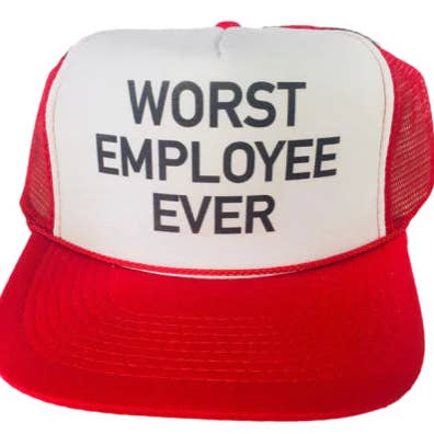 Worst Employee Ever Trucker Hat for wholesale by Inappropriate Trucker Hats