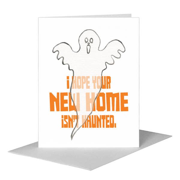 Fantôme, Carte de Vœux (#7845J) pour la vente par Printed Canvas