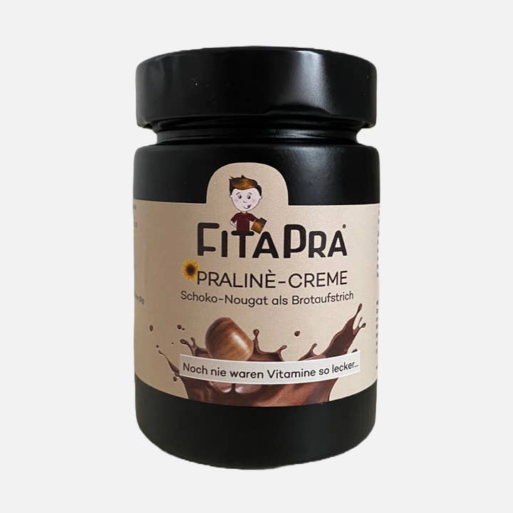 Chocolate nougat praliné cream with 10 vitamins spread for wholesale by Fitapra®