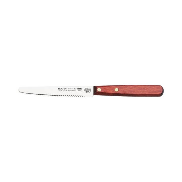 Kniv Bord Takket Klinge 11Cm Kirsebærtræ Nogent Classic Træ for engroshandel hos Nogent 3 Étoiles