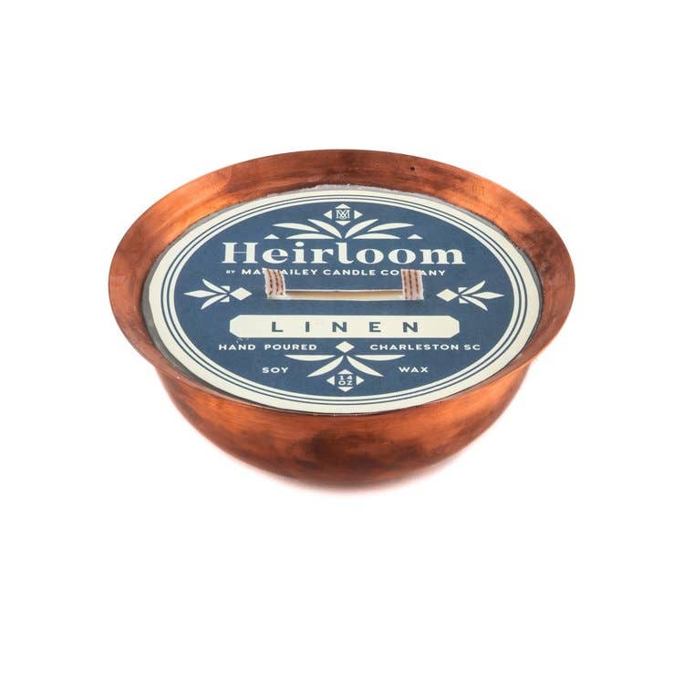 MacBailey Candle Company - Wholesale Jar/Filled Candle - Copper Kettle- Linen1