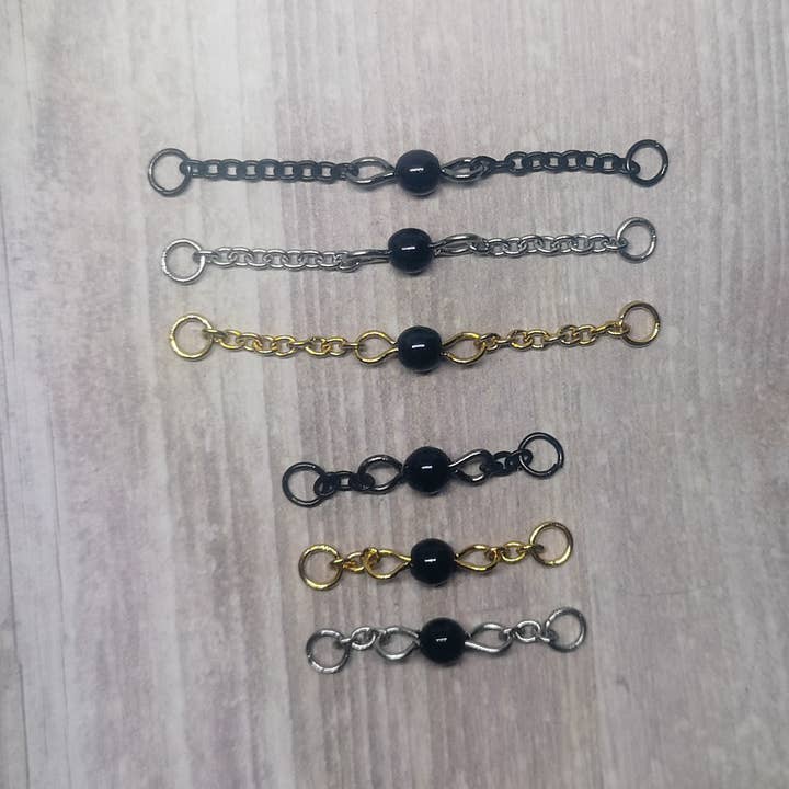 Ayame Designs - Wholesale Face/Body Chain - Beaded Stainless Steel Piercing Chain3