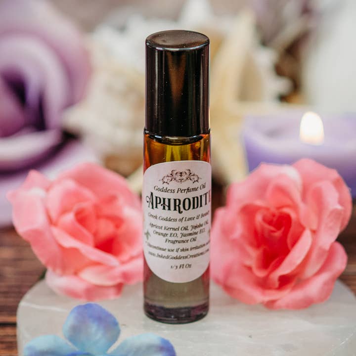 Aphrodite Godinnen Parfumolie voor Liefde en Schoonheid voor wholesale door Inked Goddess Creations