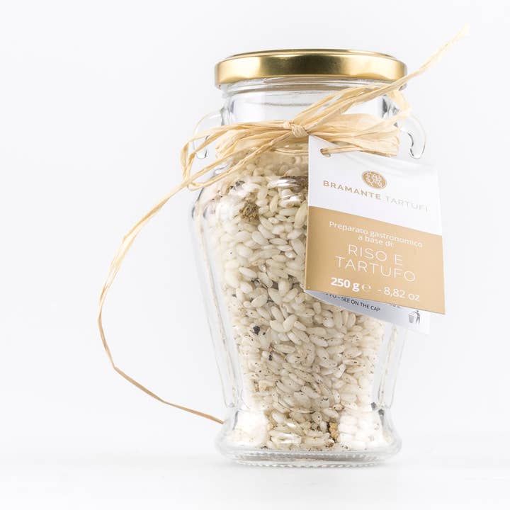 Truffle rice 250g for wholesale by Bramante Tartufi