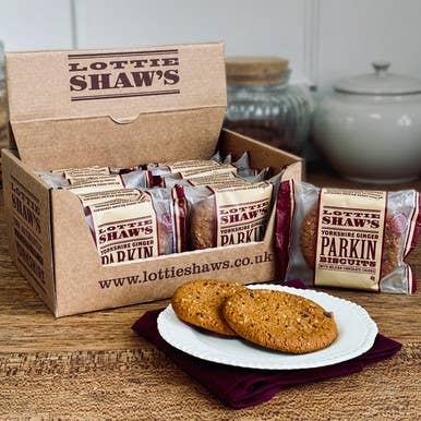Two Pack Yorkshire Parkin and Chocolate Biscuits for wholesale by Lottie Shaw's