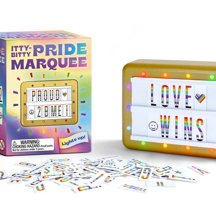 Itty-Bitty Pride Marquee for wholesale by Hachette Book Group