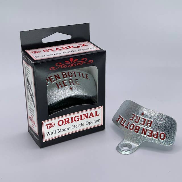 STARR - Wholesale Bottle/Wine Opener - Classic Open Bottle Here STARR "X" Wall Mount Bottle Opener4