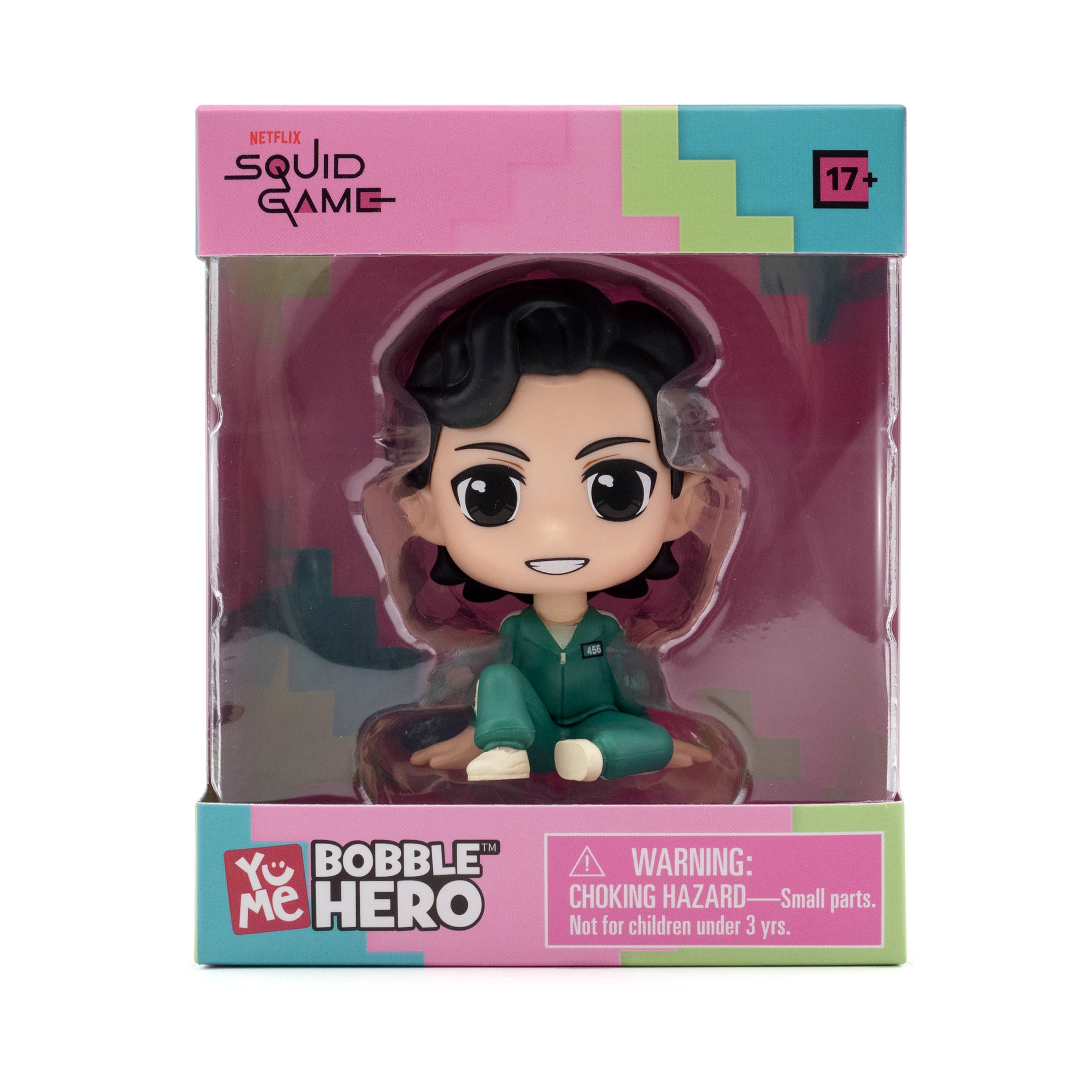 Toys Matter Inc. - Vente Figurine décorative - Squid Game Bobble Hero - Boîte à Fenêtre CDU7