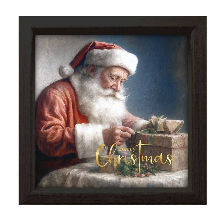Vintage Santa - Merry Christmas | Wood Sign for wholesale by Pinetree Innovations Canada