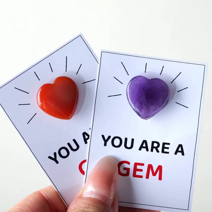 Gemstone Affirmation Card – Kids Confidence Gift, Classroom for wholesale by Earth's Gems BTQ