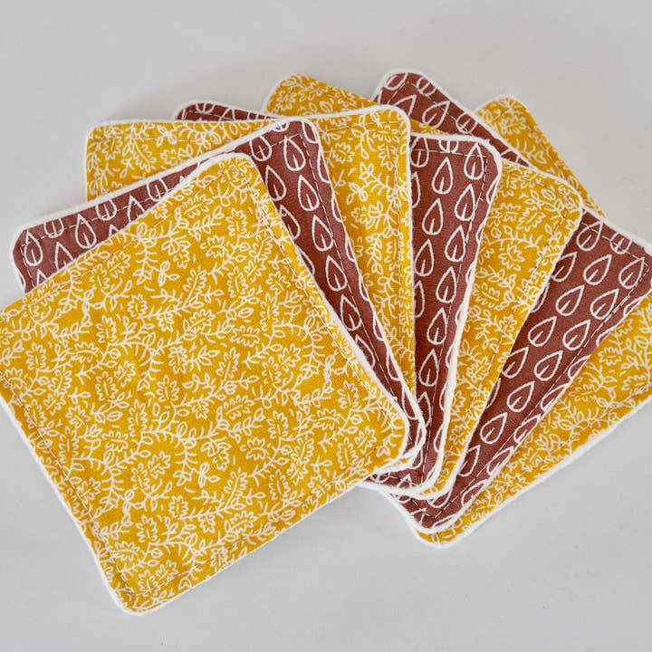 Toallitas desmaquillantes lavables, Amarillo Ladrillo para venta al por mayor de De Bulle en Bulle