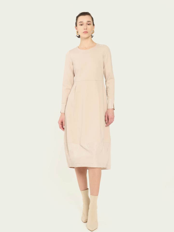 Amelia Milano stitch balloon skirt dress for wholesale by Vicario Cinque