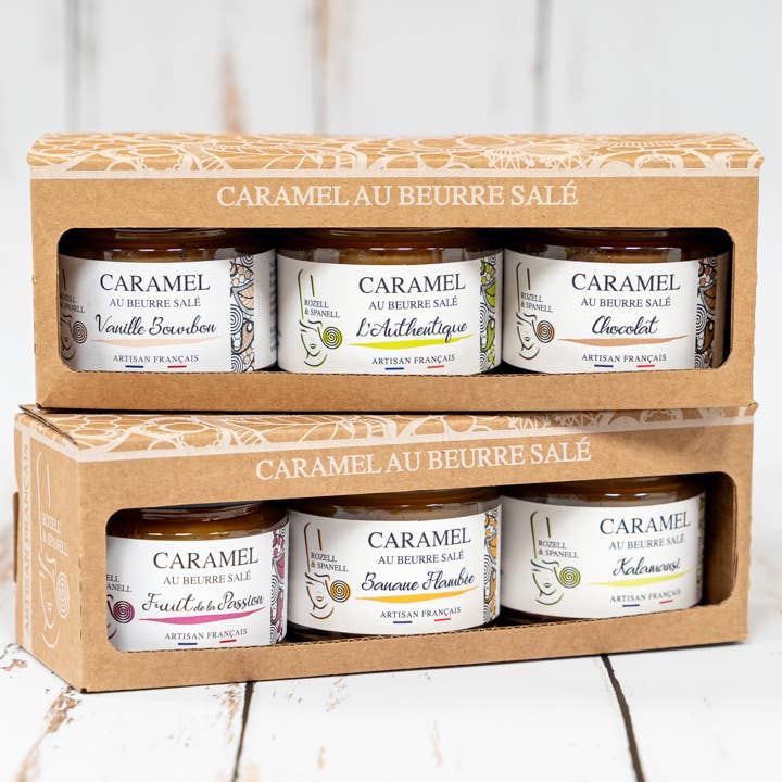 Rozell et Spanell - Venta al por mayor Caramelo - Caja con 3 fragancias de descubrimiento 3x100 g