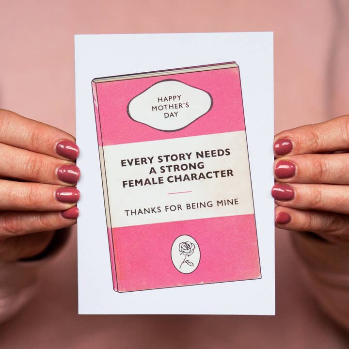 Literary Themed Mother's Day Card for wholesale by Of Life & Lemons