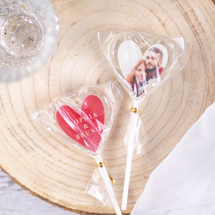 salonbuck - Wholesale Lollipop - Heart motif lollipop "Your custom design"1