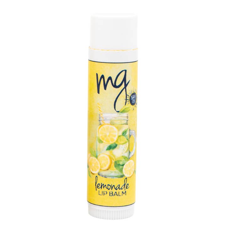 MG Lemonade SPF 15 Lip Balm Open Stock Tubes for wholesale by Mad Gab's