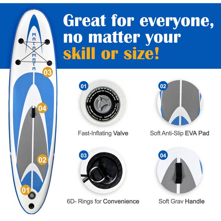 Mata Mata - Wholesale Sports & outdoor - Mata Mata 10' Paddle Boards – Pallet of 18 at $135 Each!7
