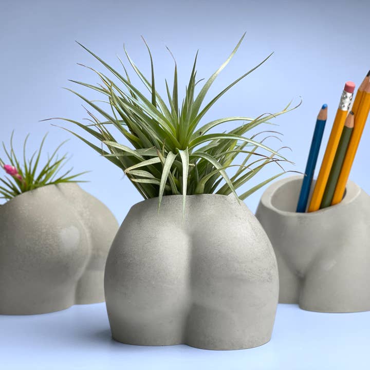 Planters Made in the USA - Wholesale Plant pot - Butt Planter, Woman Booty Pot, Boob Body Planter Female Vase2