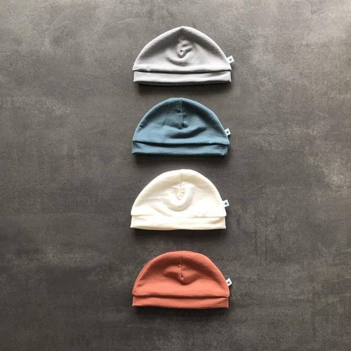 Merino Baby Beanie Hat for wholesale by Merino Dot Baby