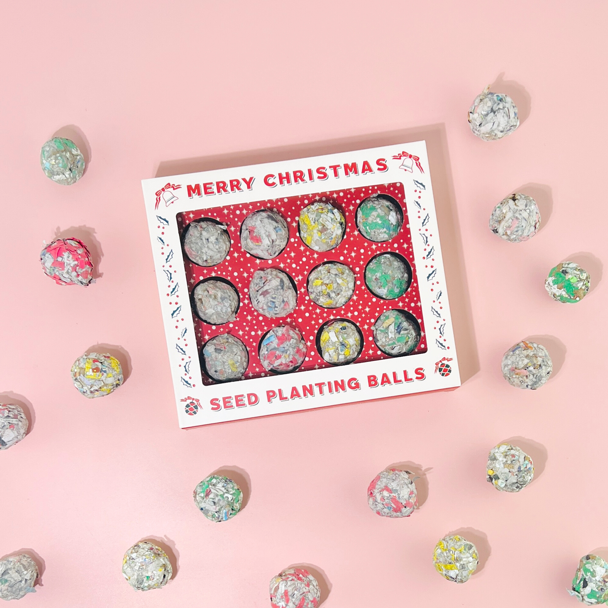 Sow the Magic - Vente Calendriers de l'avent - 🎄 Ensemble de boules de graines de Noël pour 12 jours de plantation2