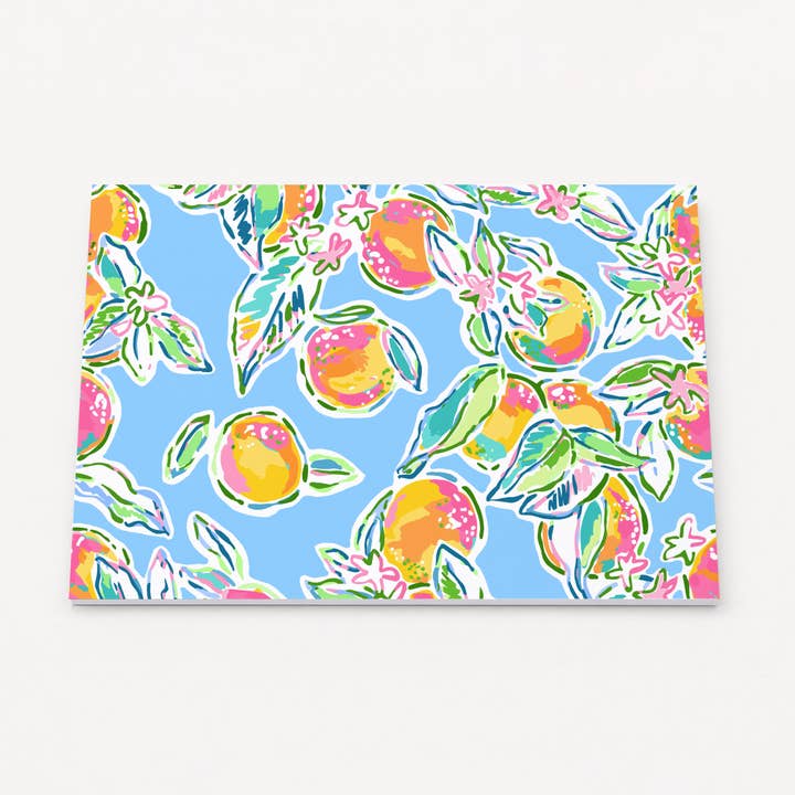 Orange Citrus Paper Placemats | 25 Placemats | 12x18 for wholesale by Note Worthy Paper Place